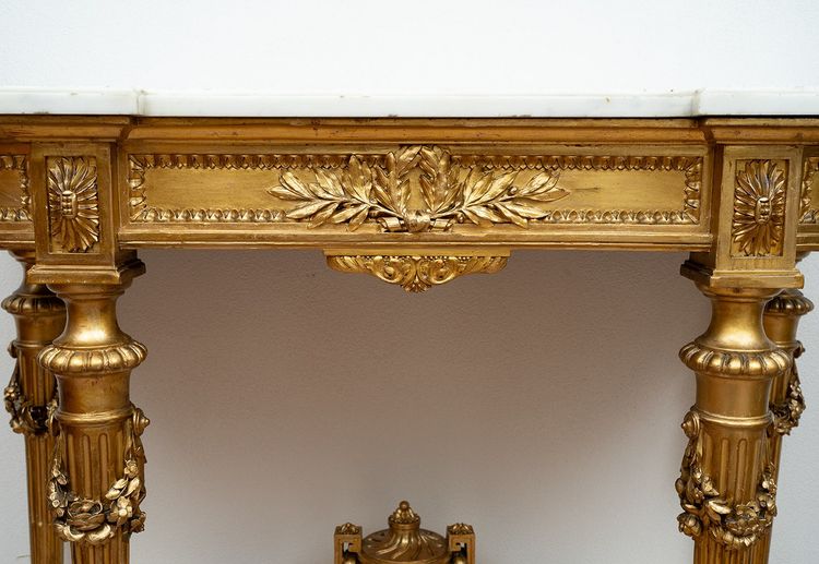 Console ancienne Napoléon III France 19ème siècle.