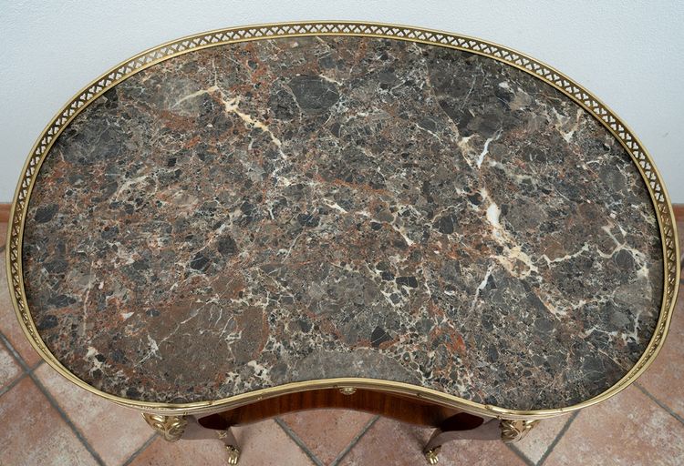 Table basse ancienne française du 19ème siècle.