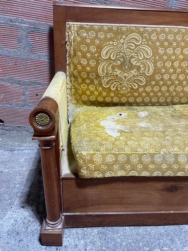 Sofa - Banqute Epoch Empire in walnut