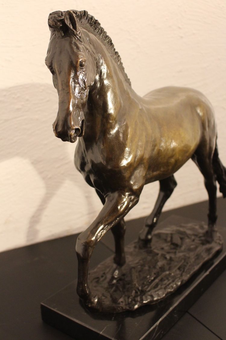  Cavallo di bronzo del XIX secolo