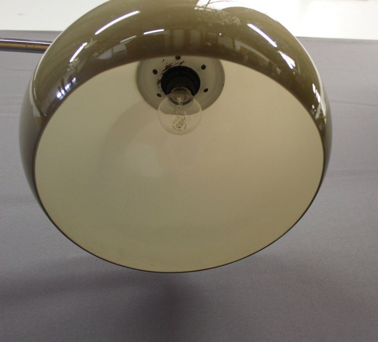 Marble and chrome arc floor lamp circa 1970