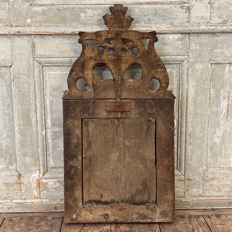 Miroir à parecloses d'époque Louis XIV