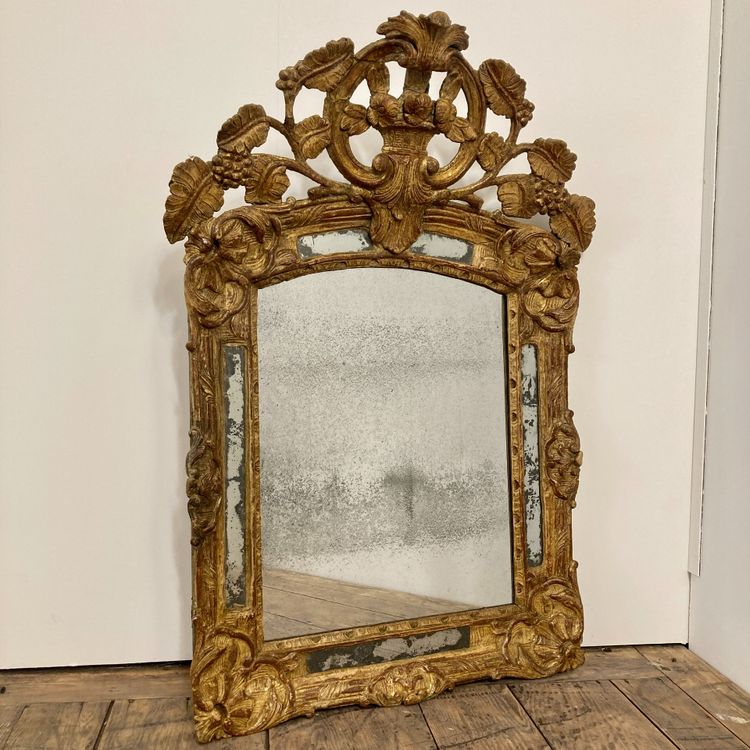 Specchio d'epoca Regency con paretine