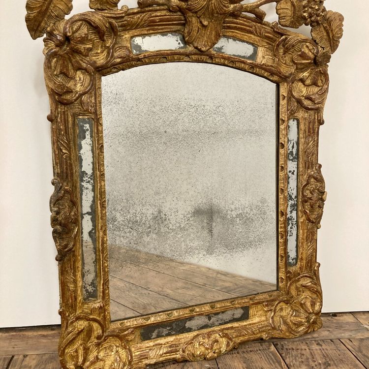 Specchio d'epoca Regency con paretine