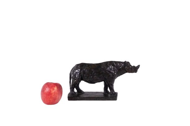 François Pompon. "Rinoceronte", bronzo, stampato nel 2006. LS63922109M