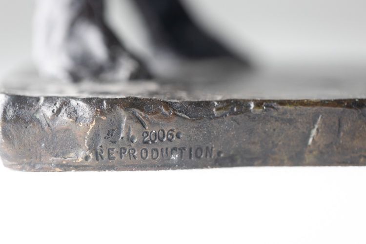 François Pompon. "Rinoceronte", bronzo, stampato nel 2006. LS63922109M
