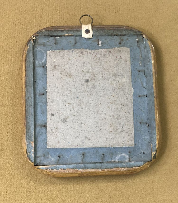 ancien physionotrace portrait de gentilhomme par CHRETIEN, fin XVIIIème