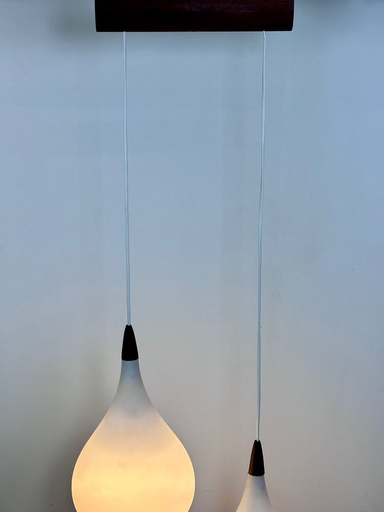 Scandinavian chandelier Kristiansson for Luxus Sweden 1960