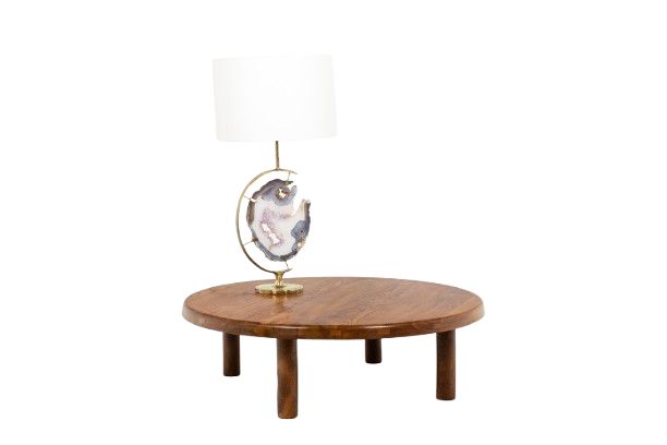 Pierre Chapo. Coffee table in solid blond elm. Circa 1970. LS64913509U