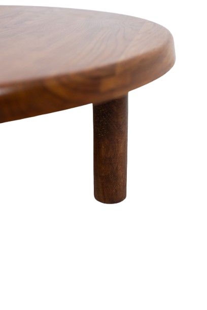 Pierre Chapo. Coffee table in solid blond elm. Circa 1970. LS64913509U