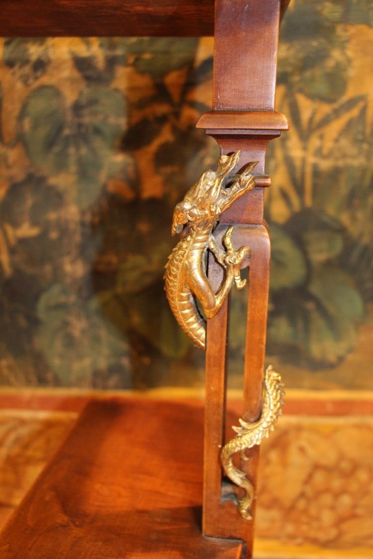 Table d'Appoint, Travailleuse Japonisant Dans Le Style De Viardot