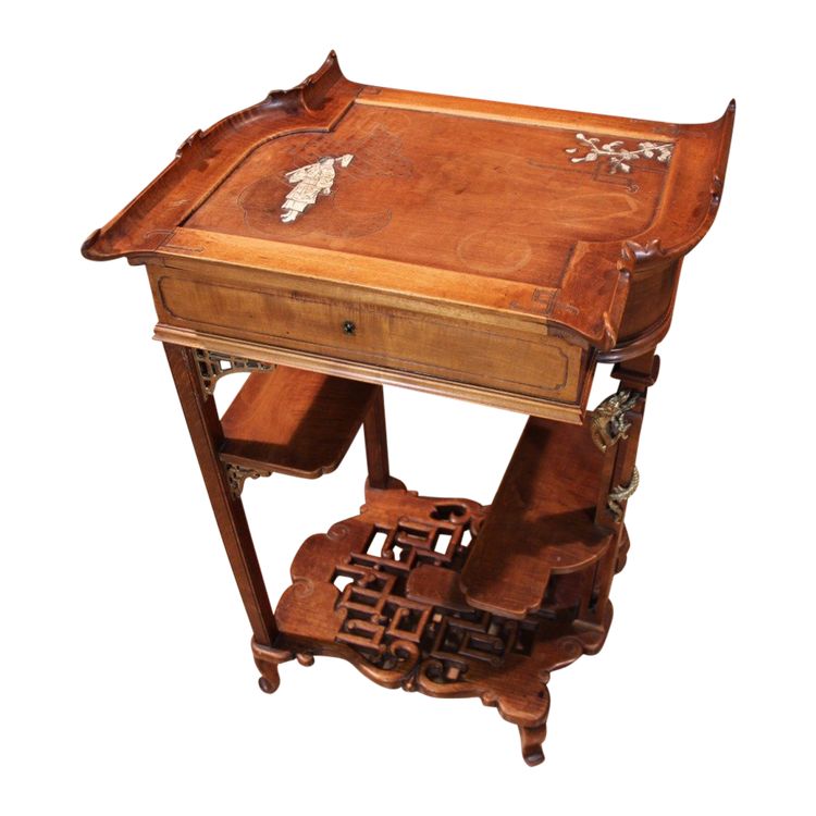 Table d'Appoint, Travailleuse Japonisant Dans Le Style De Viardot