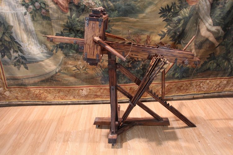 Ballista a cremagliera in legno con frecce