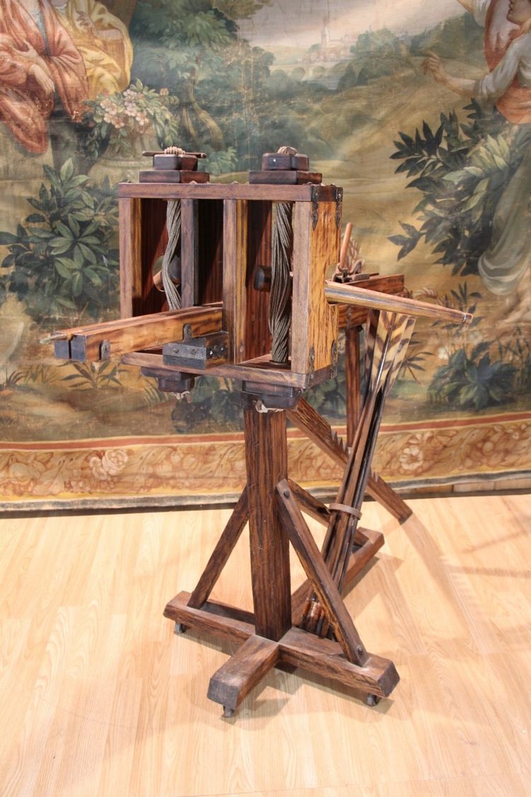 Ballista a cremagliera in legno con frecce