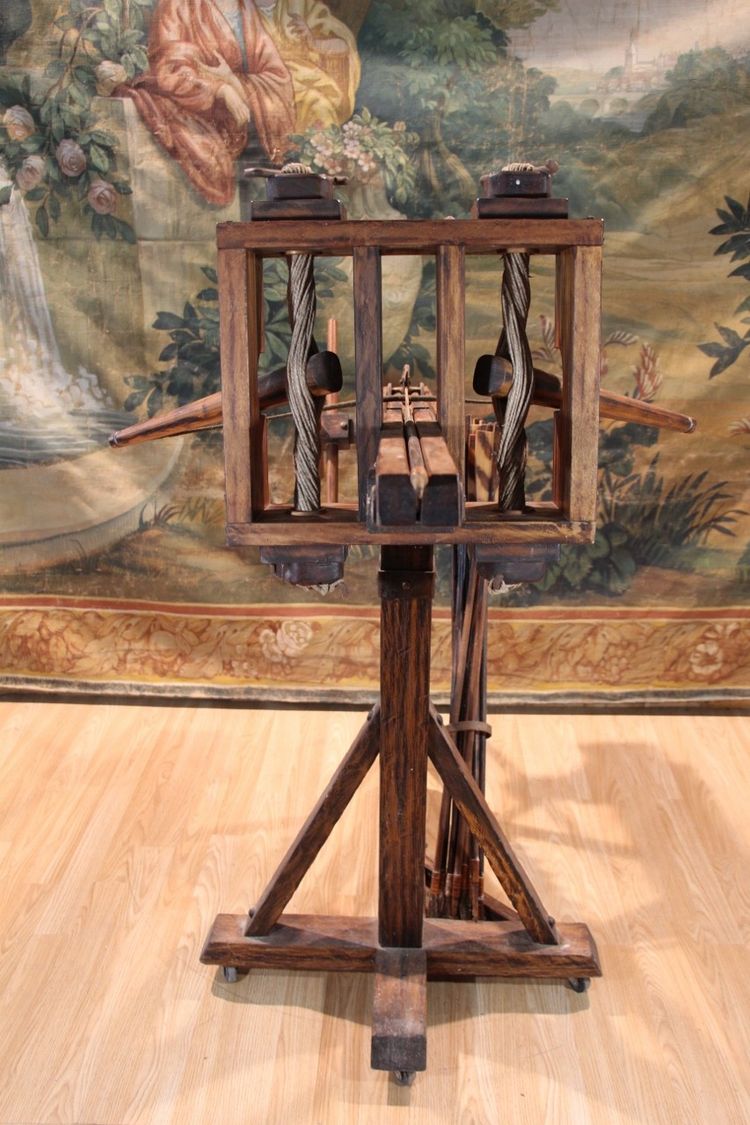 Ballista a cremagliera in legno con frecce