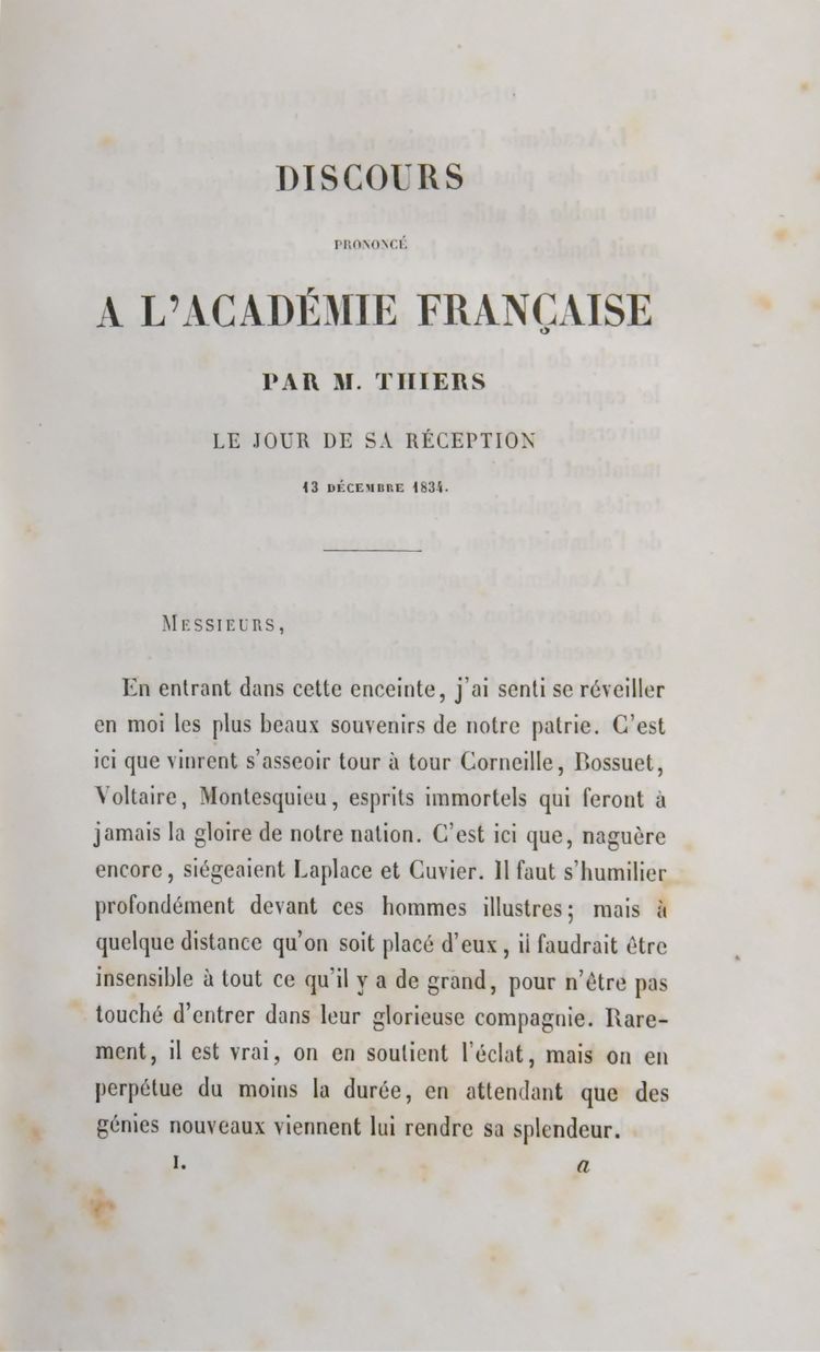  "Histoire de la révolution française" 10 vol Adolphe Thiers Éditions Furne et Cie Paris 1857
