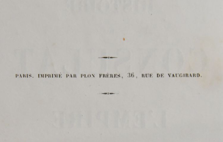  "Histoire du Consulat et de l'Empire" 20 vols Adolphe Thiers 1845