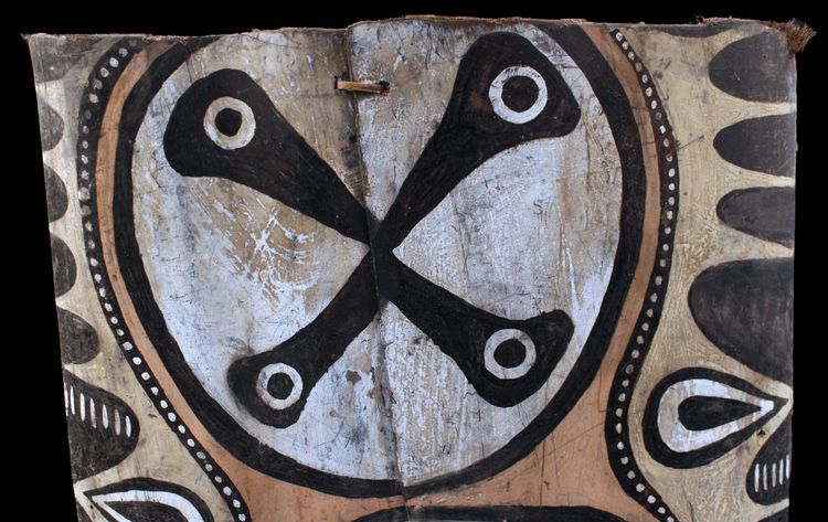 Corteccia dipinta, arte tribale, arte oceanica, Oceania, pittura tradizionale, Papua Nuova Guinea