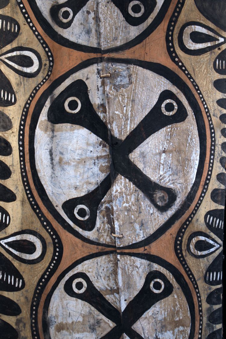 Corteccia dipinta, arte tribale, arte oceanica, Oceania, pittura tradizionale, Papua Nuova Guinea