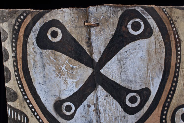 Corteccia dipinta, arte tribale, arte oceanica, Oceania, pittura tradizionale, Papua Nuova Guinea