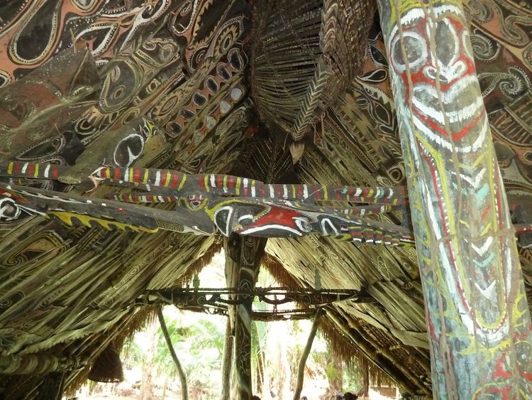 Corteccia dipinta, arte tribale, arte oceanica, Oceania, pittura tradizionale, Papua Nuova Guinea