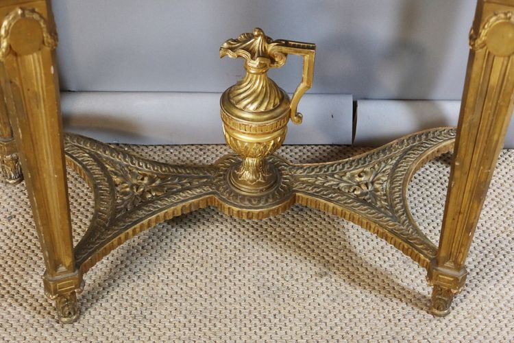 Console en bois doré Directoire