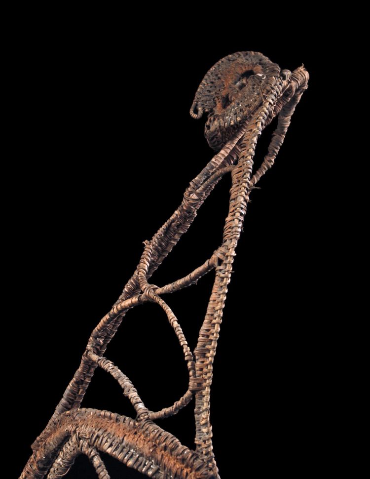 Masque à igname, art tribal, art océanien, vannerie, Papouasie Nouvelle Guinée, Art océanien