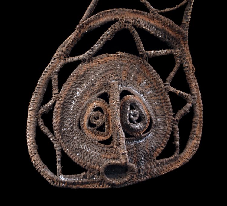 Masque à igname, art tribal, art océanien, vannerie, Papouasie Nouvelle Guinée, Art océanien