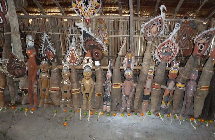 Masque à igname, art tribal, art océanien, vannerie, Papouasie Nouvelle Guinée, Art océanien
