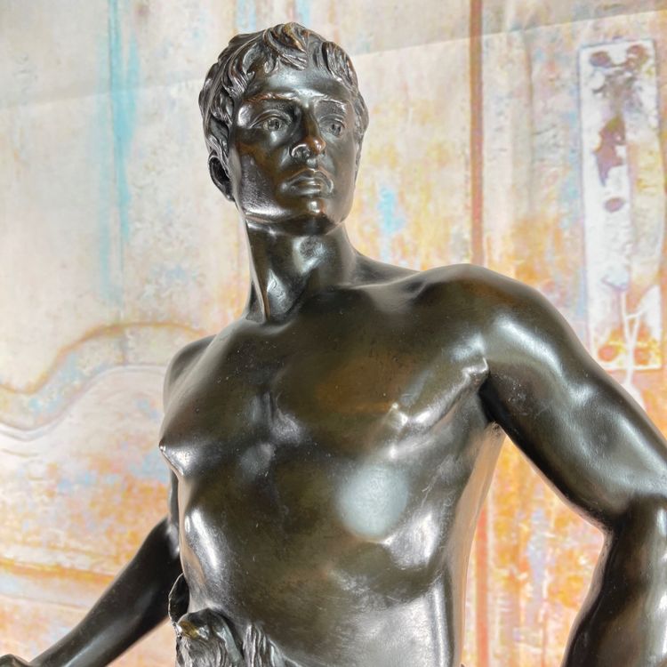 Große Bronzestatue "Die Arbeit" unterzeichnet Maurice Constant - 60 cm - Frankreich, 20. Jahrhundert