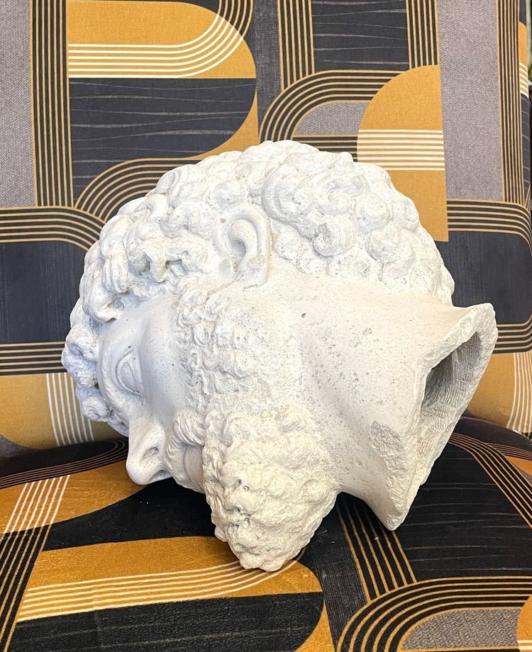 Testa in gesso, dopo Marco Aurelio (?), XIX secolo
