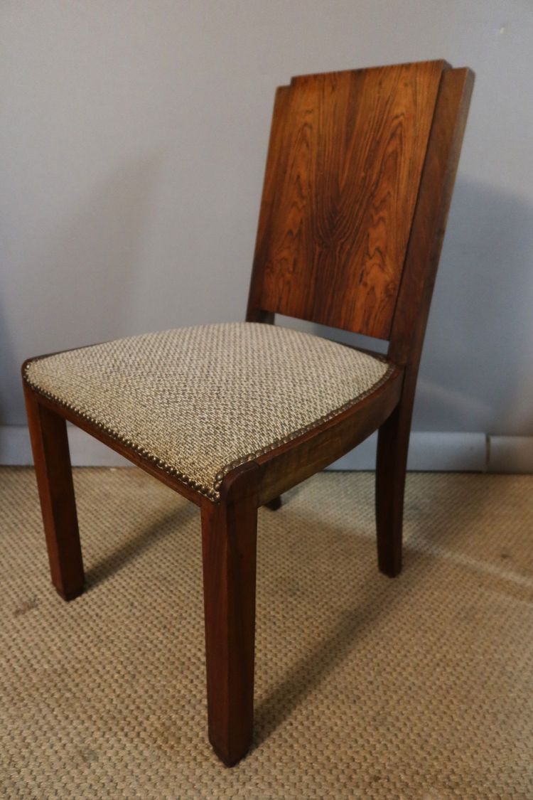 Suite de huit chaises Art Déco