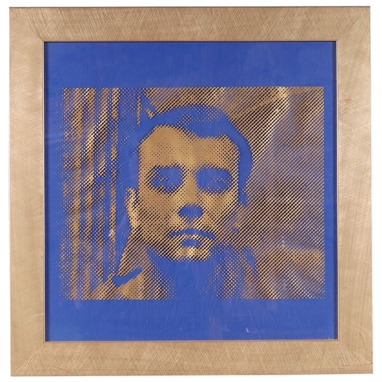 Yves KLEIN, 1928 / 1962, Autoportrait, Sérigraphie signé au dos