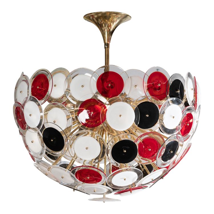 Murano Glass Chandelier, Late 20th Century