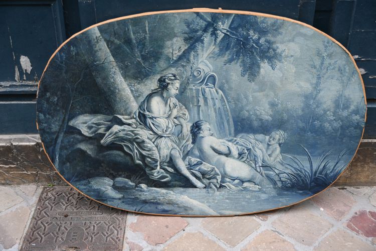 François Boucher , nach , l'Eté , Öl auf Leinwand XVIII