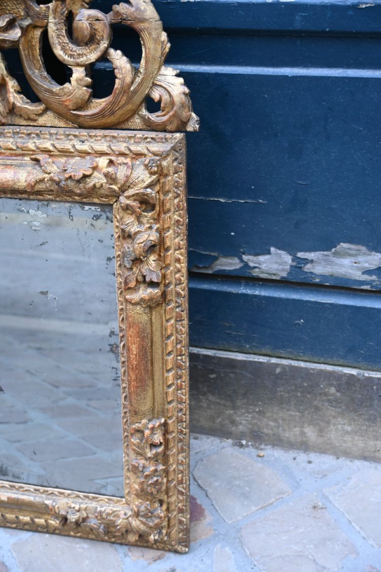 Miroir d époque Regence xviii à l amour musicien