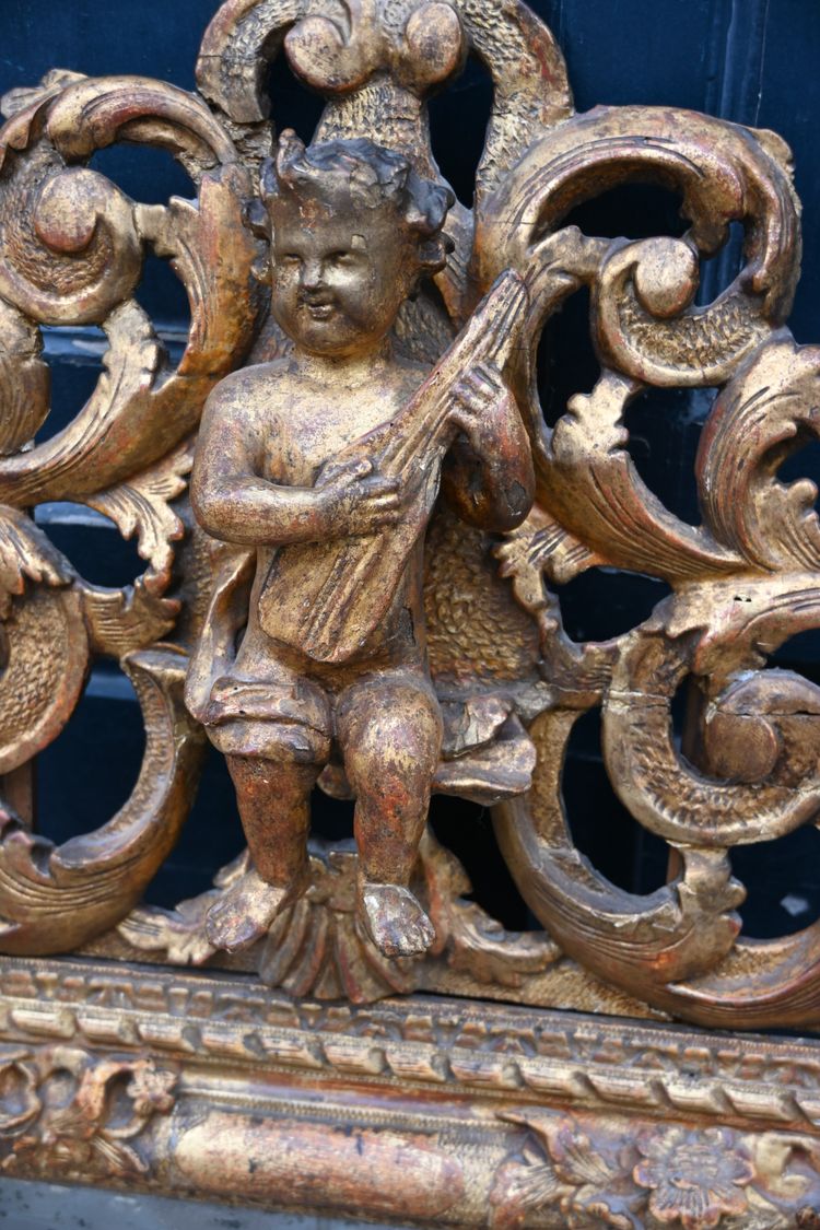 Miroir d époque Regence xviii à l amour musicien