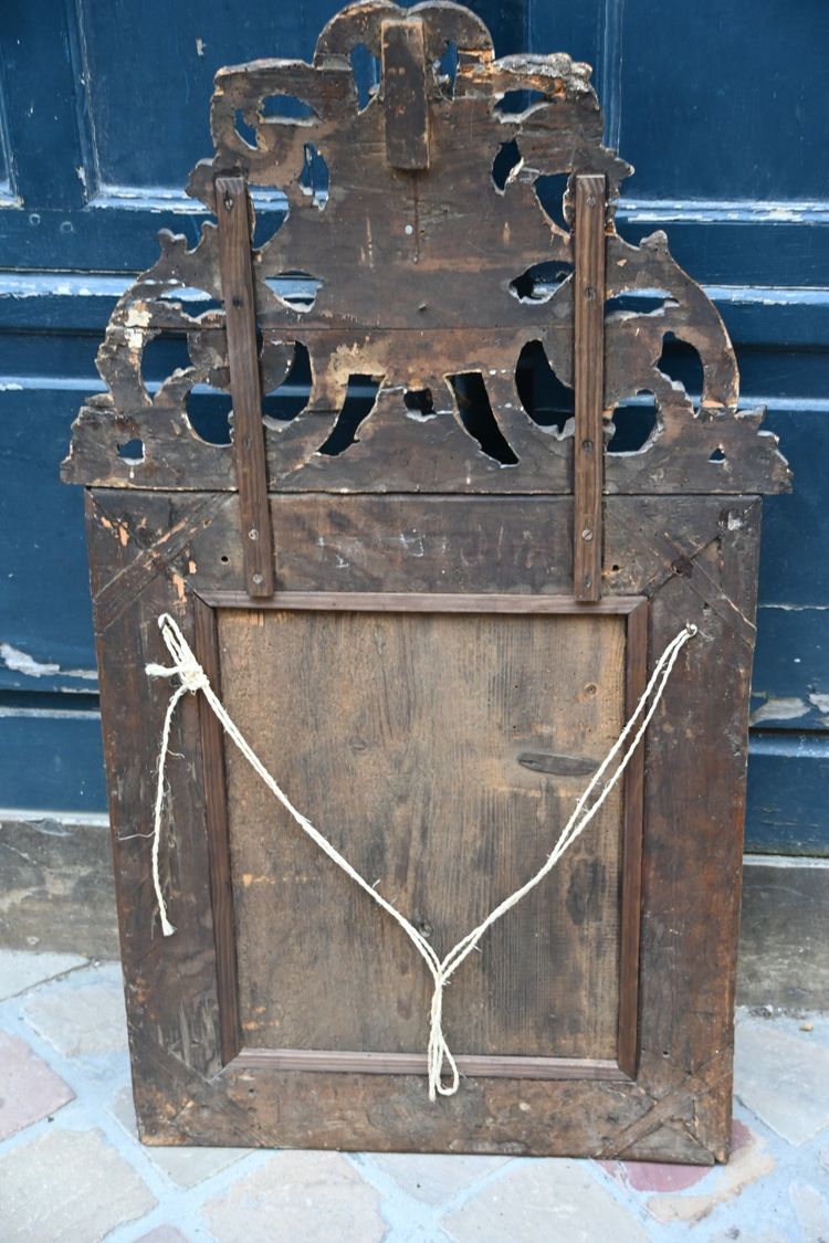 Miroir d époque Regence xviii à l amour musicien