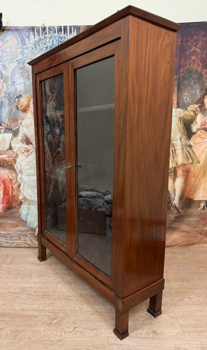 Directoire Period Parisian Mahogany Bookcase