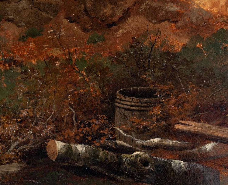 Théodore Richard (1782-1859) Öl auf Leinwand Landschaft in den Pyrenäen um 1833