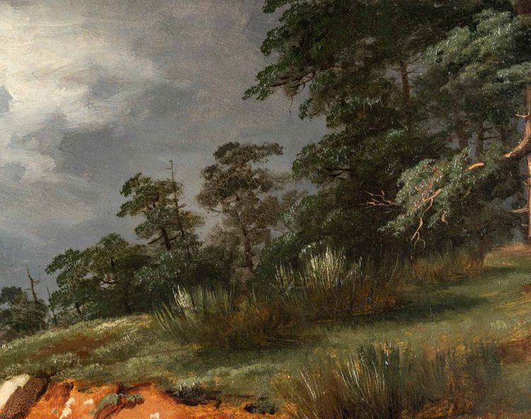 Théodore Richard (1782-1859) Öl auf Leinwand Landschaft in den Pyrenäen um 1833
