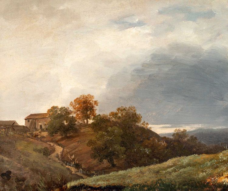 Théodore Richard (1782-1859) Öl auf Leinwand Landschaft in den Pyrenäen um 1833