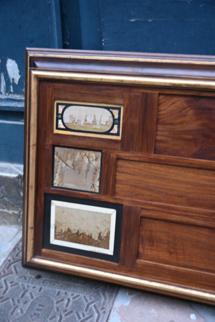 Deux rares plaques en paésine  XVII