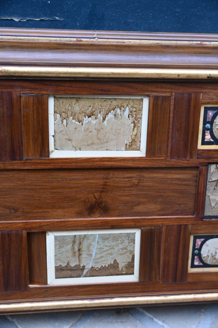 Deux rares plaques en paésine  XVII