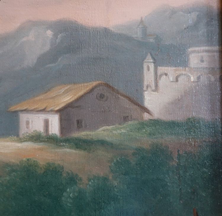 Porträt eines Kindes als Flora oder Ceres, Öl auf Leinwand Empire signiert Joseph Rosie 1801 - 115cm x 81cm