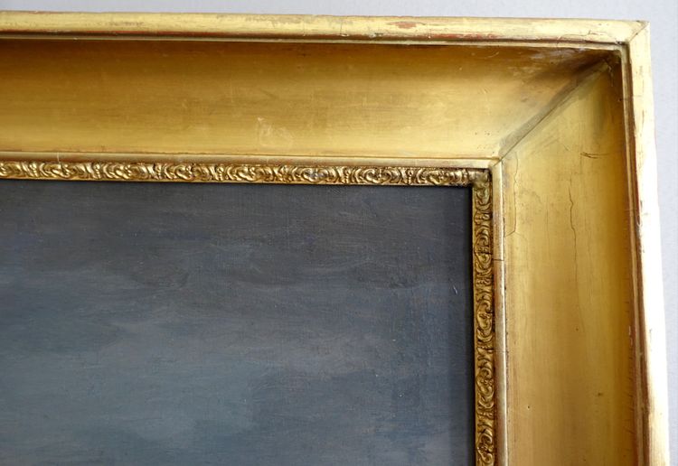 Porträt eines Kindes als Flora oder Ceres, Öl auf Leinwand Empire signiert Joseph Rosie 1801 - 115cm x 81cm