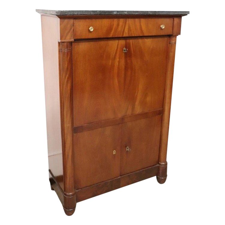 secretaire antico in mogano secolo XIX