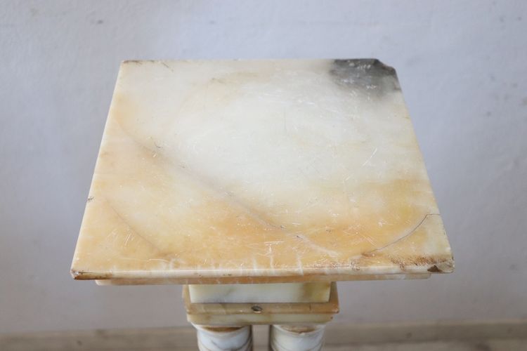 Antique Column In Marble, Italy 19th Century