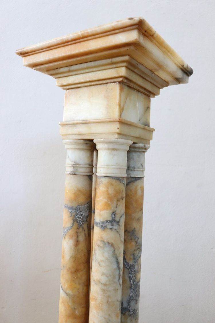 Antique Column In Marble, Italy 19th Century