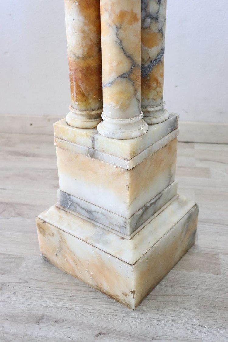 Antique Column In Marble, Italy 19th Century